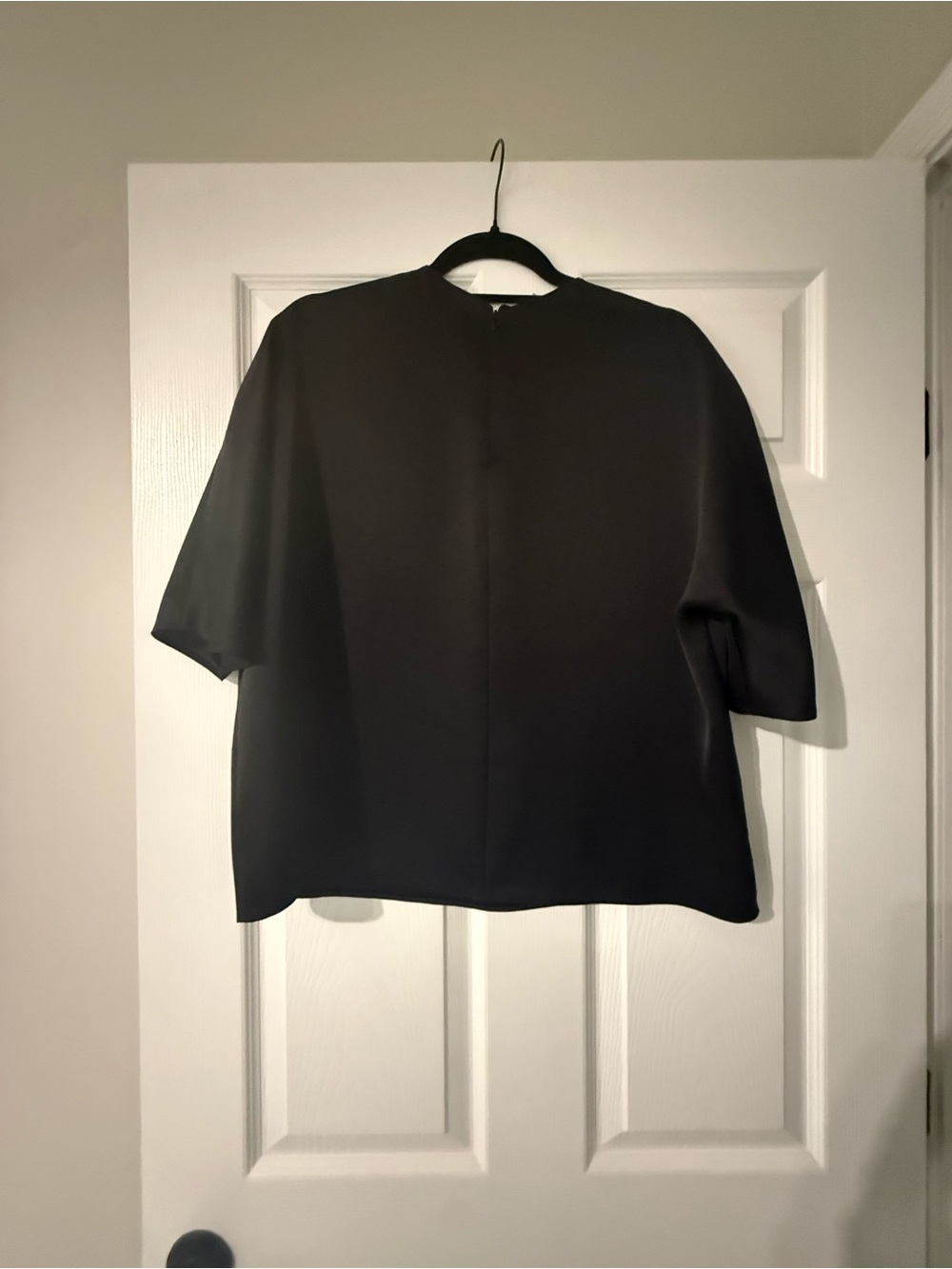 Vince Black 3/4 Sleeve Blouse
